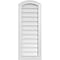 Ekena Millwork Arch Top Surface Mount PVC Gable Vent: Functional, w/ 2"W x 2"P Brickmould Sill Frame, 14"W x 36"H GVPAR14X3603SF - alternate 1